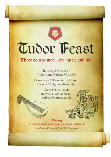 tudor feast menu